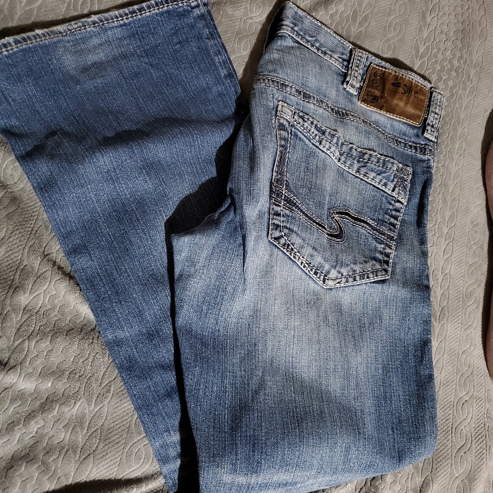 Silver jeans
